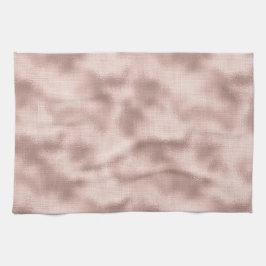 Rosa roséguld bröllopsfest kökshandduk