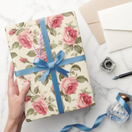 Rosa Rosenträdgård Presentpapper
