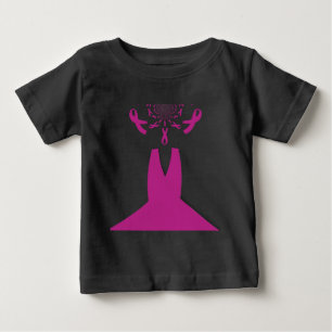 Rosa Rosett band Breast Cancer Awareness Art Print T Shirt