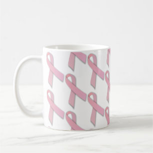 Rosa Rosett band Tiled Mönster Kaffemugg