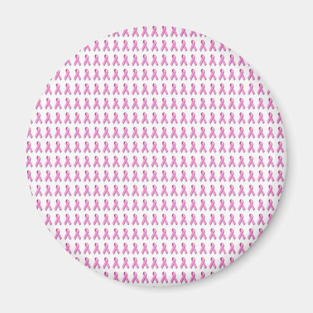 Rosa Rosett band Tiled Mönster Magnet (Framsidan)