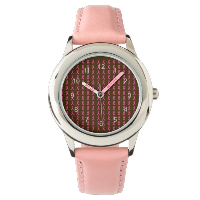 Rosa Rosett band Watch Armbandsur (Framsida)
