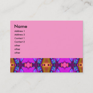 rosa rosett bandfractal visitkort