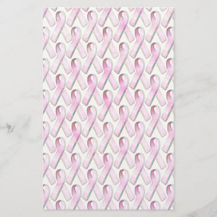 ROSA ROSETT BANDMÖNSTER BREVPAPPER