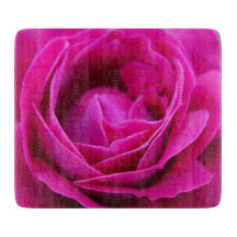 Rosa rosexponeringsglasskärbräda
