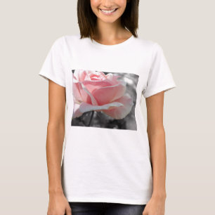 Rosa rosgrått t-shirt