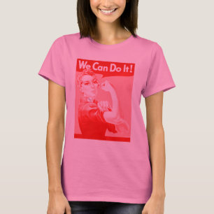 Rosa Rosie riveteren "kan vi göra den! ", Tee