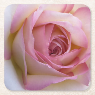 Rosa roskustfartyg underlägg papper kvadrat