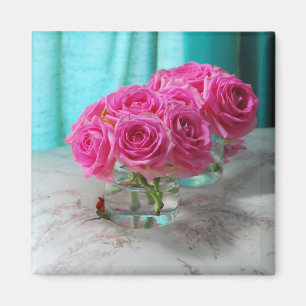 Rosa roskylmagnet magnet