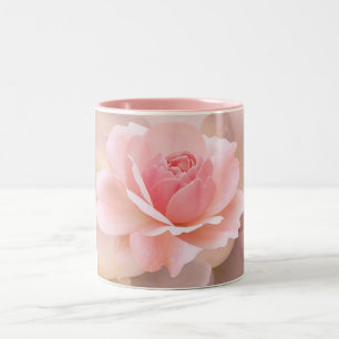 Rosa rosmugg Två-Tonad mugg