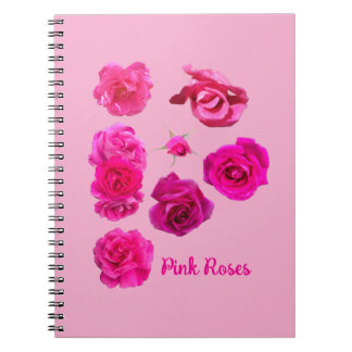 Rosa Rosor Anteckningsbok