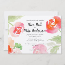 Rosa rosor Blommig akvarell