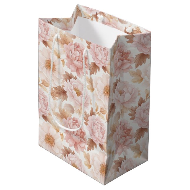 Rosa rosor Blommig bröllopsdusch (Framsidan Vinklad)