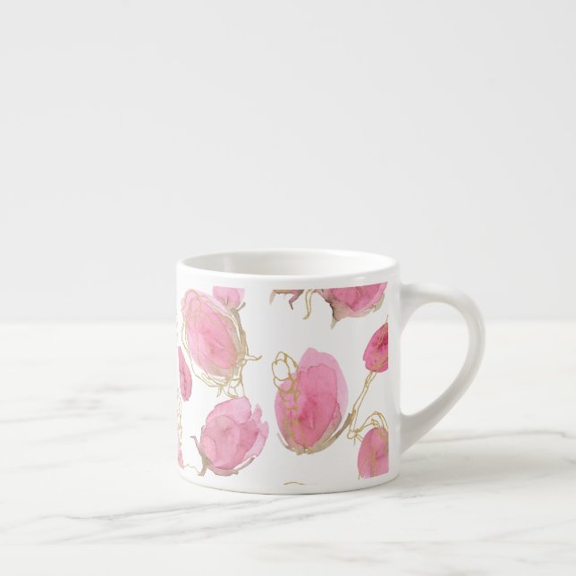 Rosa rosor espressomugg (Höger)