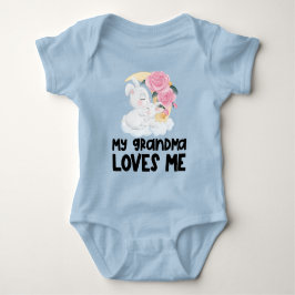 Rosa rosor kaniner🌹 Mormor älskar mig T Shirt