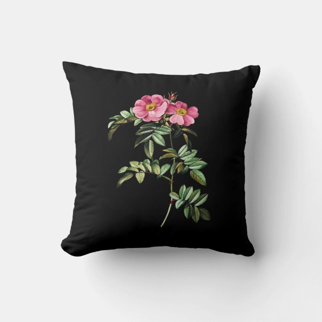 Rosa rosor kastkudde kudde (Framsida)