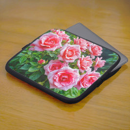 Rosa rosor Laptopfodral Laptop Fodral