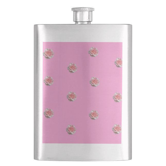 Rosa rosor på rosa fickplunta (Framsidan)