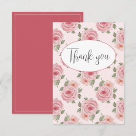 Rosa rosor platt tackkort tack kort
