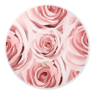 Rosa rosor rustik blomster shabby chic country gla knopp