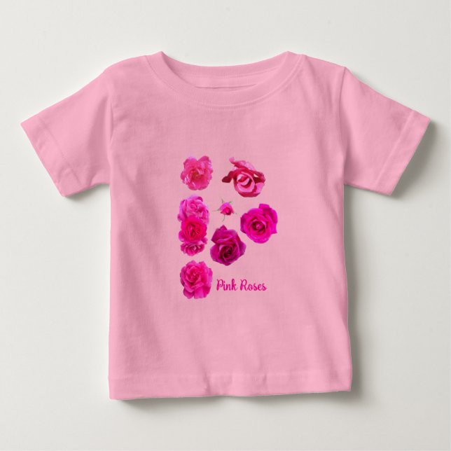 Rosa Rosor  T Shirt (Framsida)