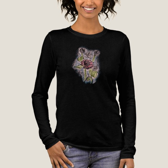 Rosa rosor t shirt (Framsida)