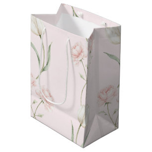 Rosa rosor Vita tulpaner Bröllopsdusch