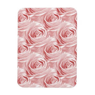 Rosa rostapetmönster magnet