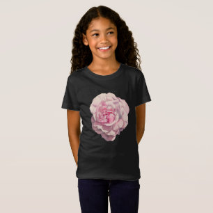 Rosa rosvattenfärgillustration tröja