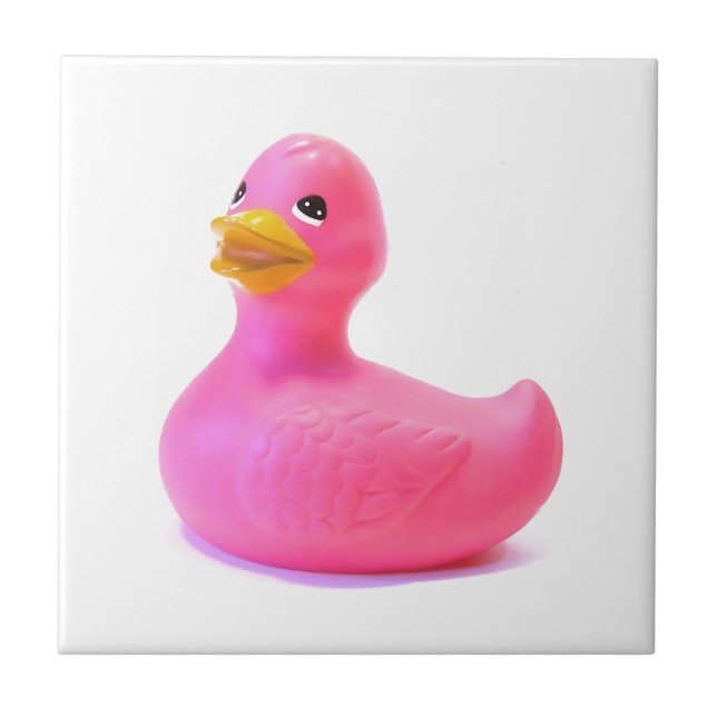 Rosa Rubber Anka Kakelplatta (Framsidan)