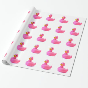 Rosa Rubber anka Presentpapper