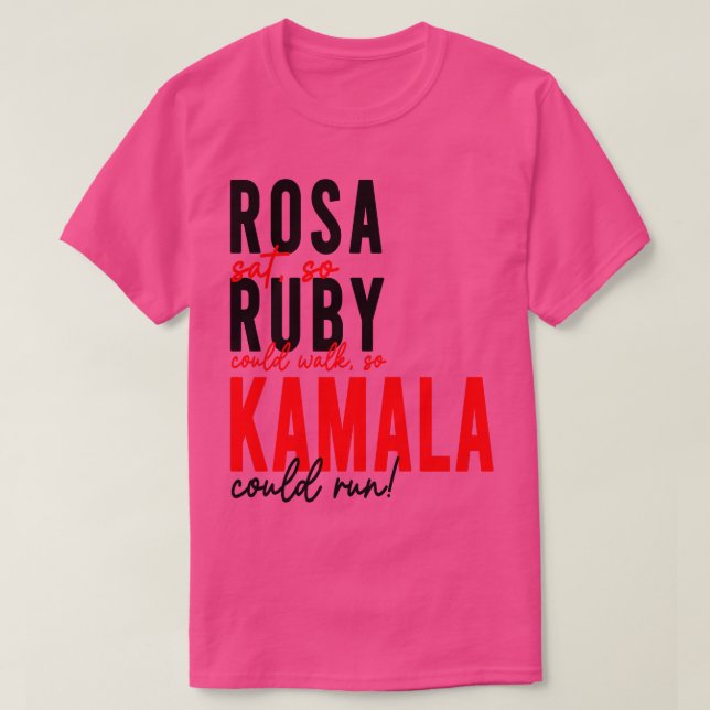 Rosa Ruby Kamala TShirt T Shirt (Design framsida)
