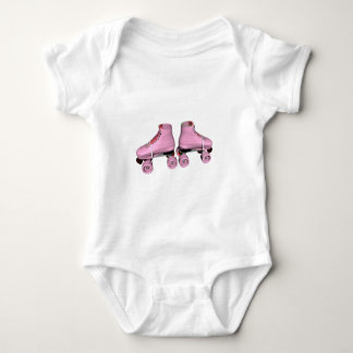 Rosa rullskridskor t shirt
