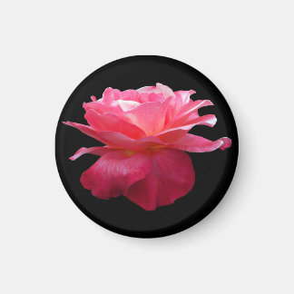 Rosa Rund Kylskåpsmagnet Trädgårdsmästarepresent