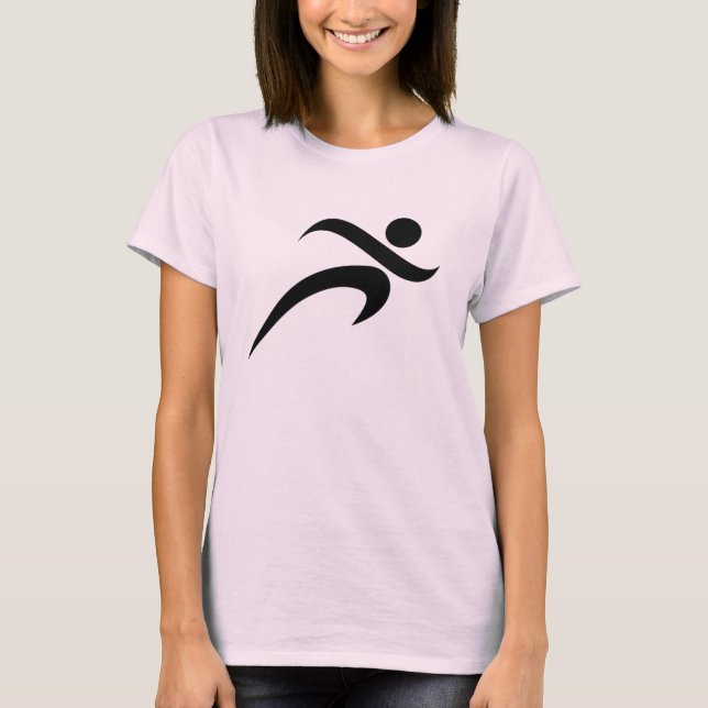 Rosa Running Tee Shirt (Framsida)
