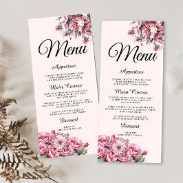 Rosa Rustic Boho Western Charra Theme Quinceanera Meny