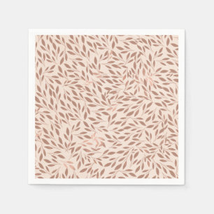 Rosa Rustic Löv Botanical Glam Möhippa Pappersservett