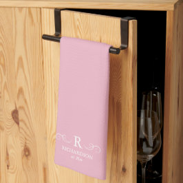 Rosa Rustic Monogram Kitchen Towels Kökshandduk