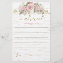 Rosa Rustic Pumpkin Advice for Mamma to be card