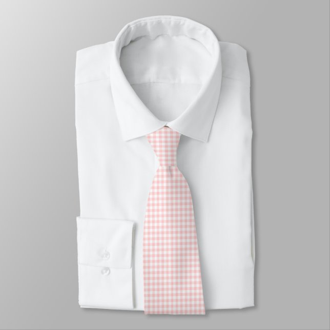 Rosa rutigt gingham slips (Bunden)