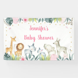 Rosa Safari Jungle Baby Shower