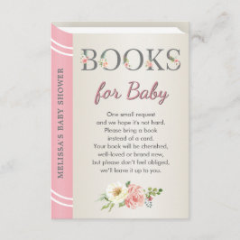 Rosa saga bilderbok baby shower sprinkle bibliotek tilläggskort