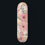 Rosa Sage Grönt Blommigt Löv Watercolor Mönster Mini Skateboard Bräda 18,5 Cm<br><div class="desc">Denna elegant och kvinnligt mönster är perfekt för snyggten och trendiget. Den har handmålad rosa av vattenfärgkoraller, medelstor rosa, brun kastanjd, guldfärgad gult och blommor och löv av grönt i skogen ovanpå en bakgrund av rosan. Det är land, söt, söt, unik, konst och modern. perfekten kompletterar din stil. Stilisera med...</div>