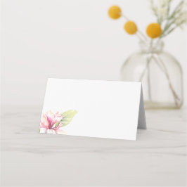 Rosa & Sage Grönt Magnolia Bröllop Placeringskort