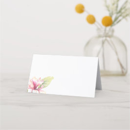 Rosa & Sage Grönt Magnolia Bröllop Placeringskort