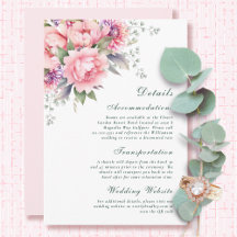 Rosa Sage Romantic Watercolor Blommigt Peony Detai
