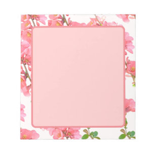 Rosa Sakura Blomma Anteckningsblock