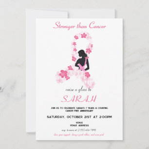 Rosa Sakura Bröstcancer överlevande Fundraiser Inbjudningar