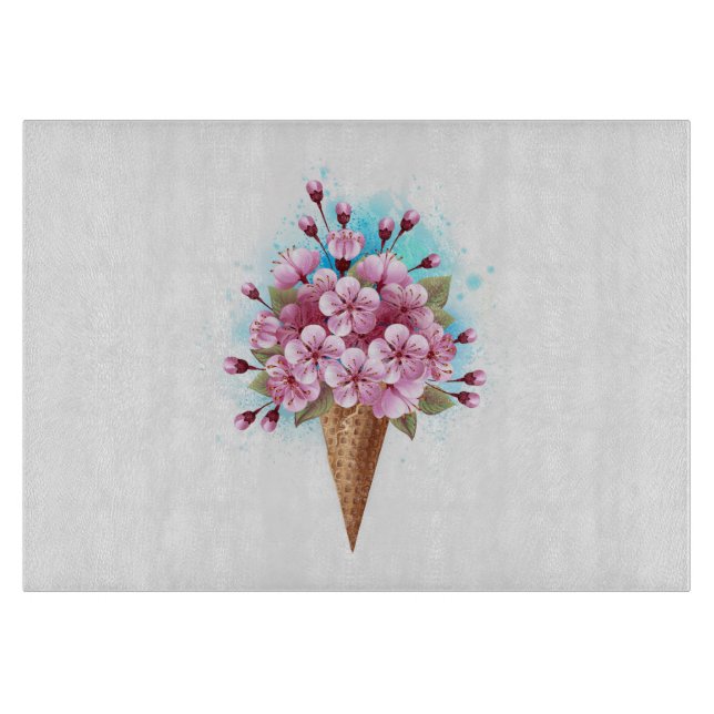 Rosa Sakura Ice Cream Waffle Cone (Framsidan)