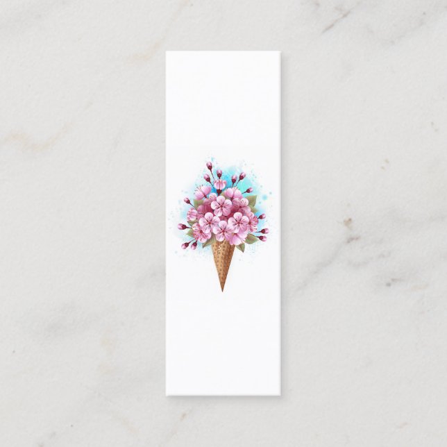 Rosa Sakura Ice Cream Waffle Cone (Framsida)
